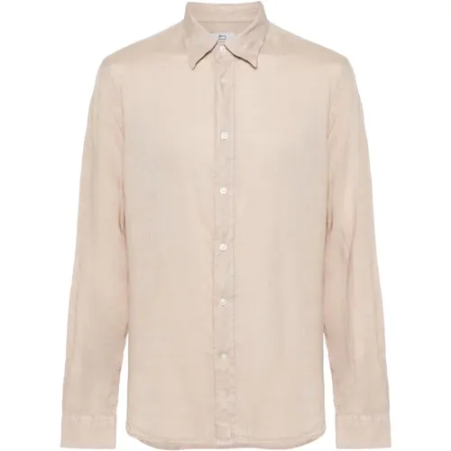 Linen Slub Shirt , male, Sizes: XL, L, S - Woolrich - Modalova