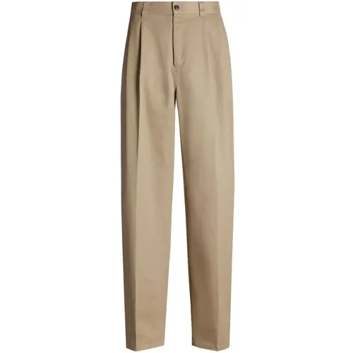 Trousers with Central Pleats , female, Sizes: XS - Maison Margiela - Modalova