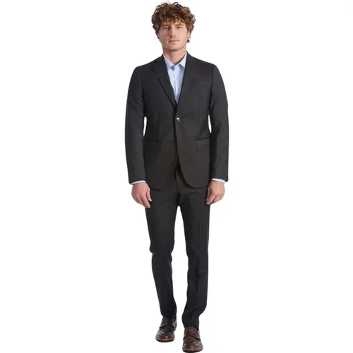 Grauer Wollanzug Slim Fit Baldinini - Baldinini - Modalova