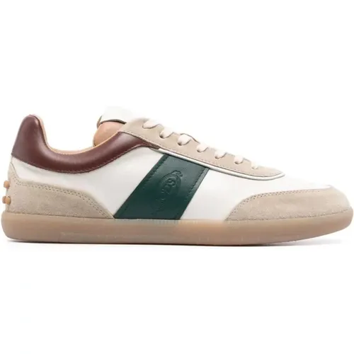 Wildleder Sneakers , Herren, Größe: 40 1/2 EU - TOD'S - Modalova