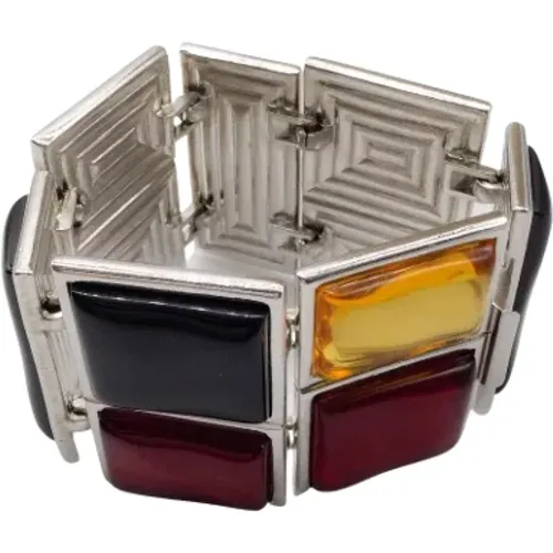 Vintage Mondrian Stil Armband und Ohrring Set - Yves Saint Laurent Vintage - Modalova