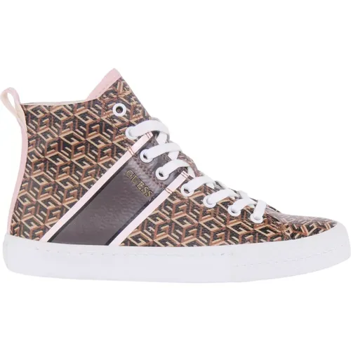 High Top Trainers with G Logo , female, Sizes: 5 UK, 3 UK, 4 UK - Guess - Modalova