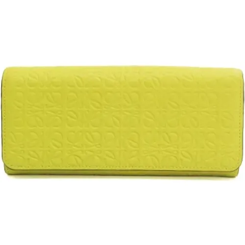 Pre-owned Leather wallets , female, Sizes: ONE SIZE - Loewe Pre-owned - Modalova