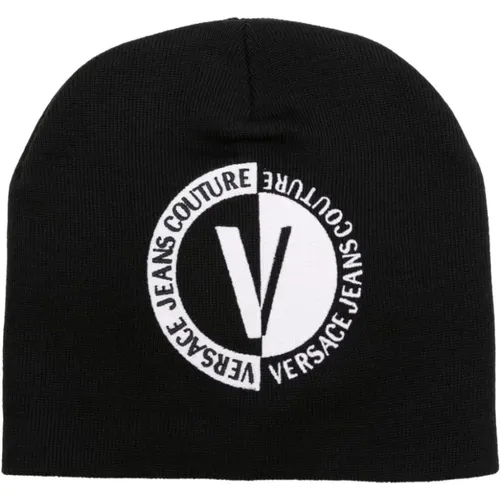 Hats Caps for Men , male, Sizes: ONE SIZE - Versace Jeans Couture - Modalova