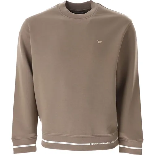 Dove Grey Sweaters - Stylish Collection , male, Sizes: S - Emporio Armani - Modalova
