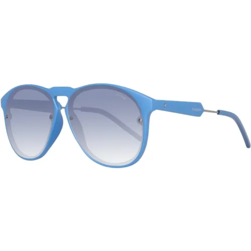 Blaue Acetat- und Metallsonnenbrille - Polaroid - Modalova