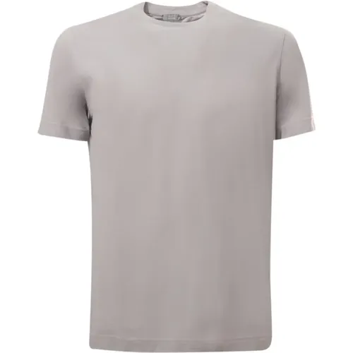 T-shirts and Polos Grey , male, Sizes: XL, 2XL, M, 3XL, L - Zanone - Modalova