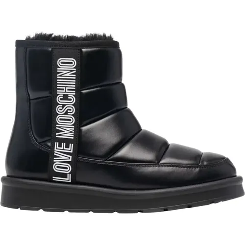 Winter Ankle Boots , female, Sizes: 3 UK - Love Moschino - Modalova