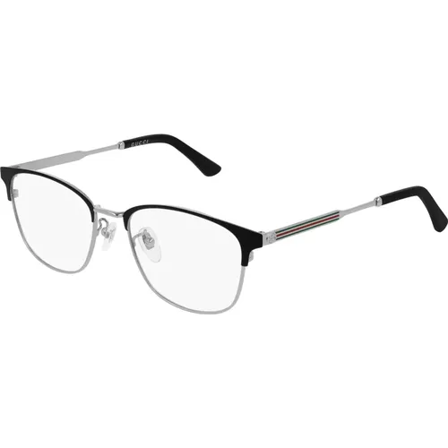 Ruthenium Eyewear Frames , unisex, Sizes: 52 MM - Gucci - Modalova