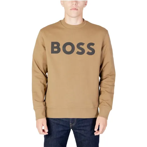 Basic Crew Sweatshirt , Herren, Größe: XL - Boss - Modalova