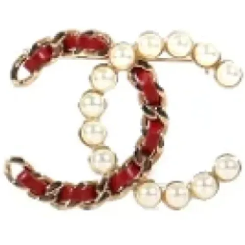 Pre-owned Metal brooches , female, Sizes: ONE SIZE - Chanel Vintage - Modalova