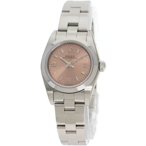 Pre-owned Stainless Steel watches , female, Sizes: ONE SIZE - Rolex Vintage - Modalova