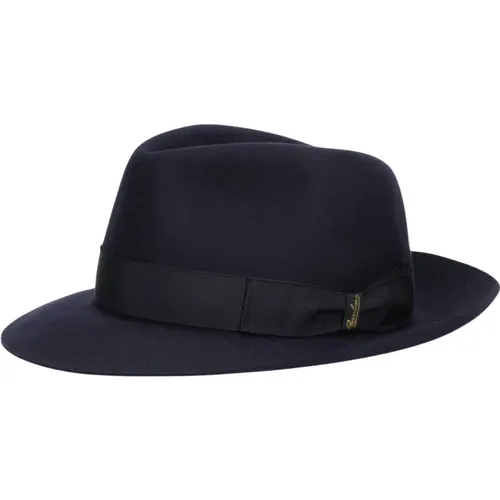 Leichter Filzhut mit Grosgrain-Band , Herren, Größe: 59 CM - Borsalino - Modalova