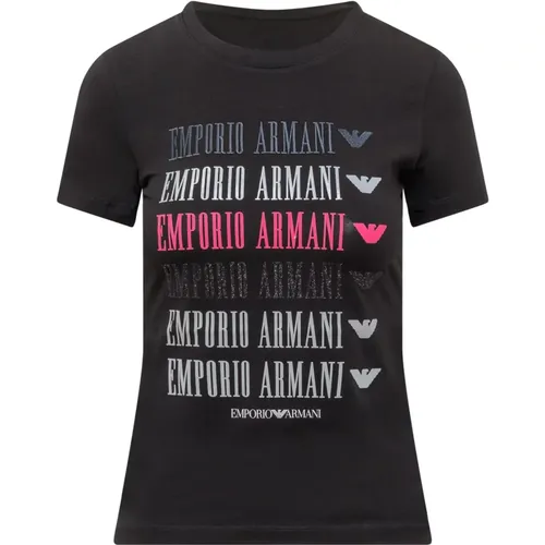 T-Shirts , Damen, Größe: XS - Emporio Armani - Modalova