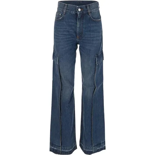 Retro Cargo Jeans , Damen, Größe: W26 - Stella Mccartney - Modalova
