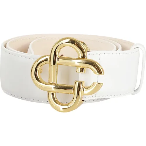 Logo Buckle Belt , female, Sizes: 85 CM, 90 CM - Casablanca - Modalova