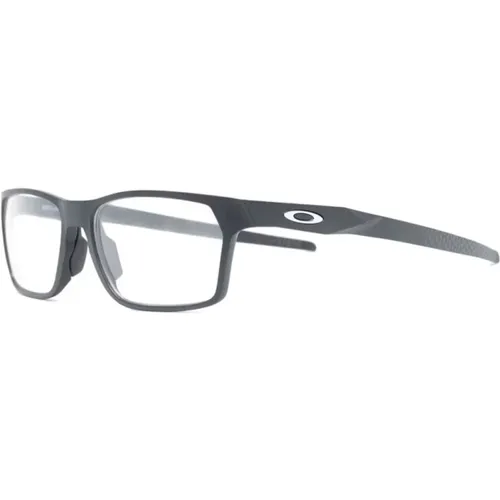 Klassische Schwarze Optische Brille , unisex, Größe: 55 MM - Oakley - Modalova