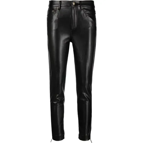Pkt faux leather pants , female, Sizes: L - Michael Kors - Modalova