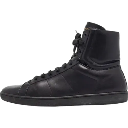 Pre-owned Leather sneakers , male, Sizes: 9 UK - Yves Saint Laurent Vintage - Modalova