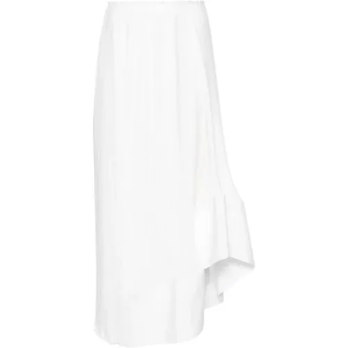 Pleated Asymmetric Skirt , female, Sizes: XS, S - Lanvin - Modalova