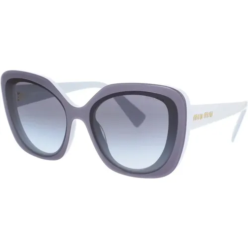 Sonnenbrille mit quadratischer Form und einzigartigem Stil , Damen, Größe: 59 MM - Miu Miu - Modalova