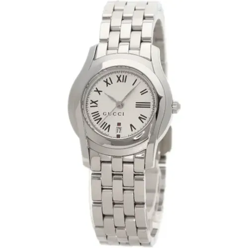 Pre-owned Stainless Steel watches , female, Sizes: ONE SIZE - Gucci Vintage - Modalova