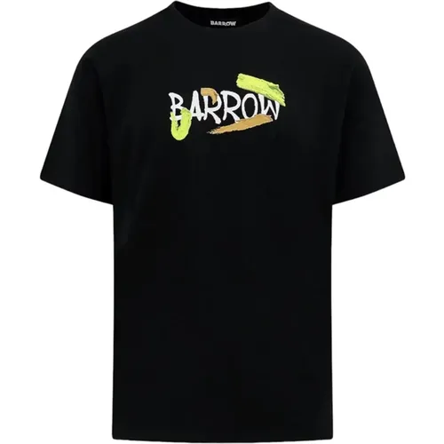 Bedruckte T-Shirts und Polos , Herren, Größe: M - Barrow - Modalova