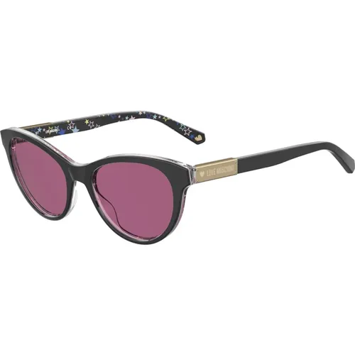 Stylische Sonnenbrille Mol026/S , Damen, Größe: 53 MM - Love Moschino - Modalova