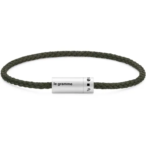 Nato Kabel Khaki Armband , unisex, Größe: 2XS - Le Gramme - Modalova