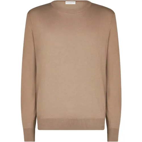 Crepe Texture Roundneck Sweater , male, Sizes: 4XL, 3XL, L, XL, 2XL, M, 5XL - Ballantyne - Modalova