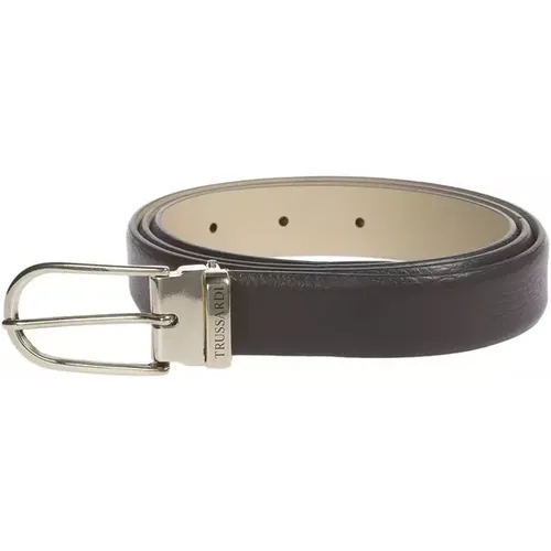 Elegant Adjustable Leather Belt , male, Sizes: 100 CM - Trussardi - Modalova