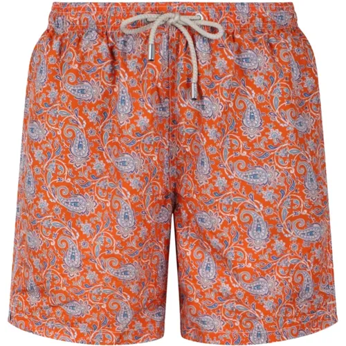 Flower Print Swimshorts , male, Sizes: S, XL - MC2 Saint Barth - Modalova