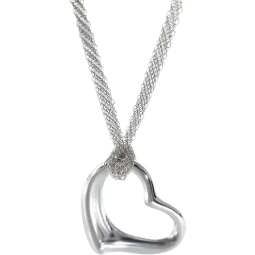 Pre-owned Silver necklaces , female, Sizes: ONE SIZE - Tiffany & Co. Pre-owned - Modalova