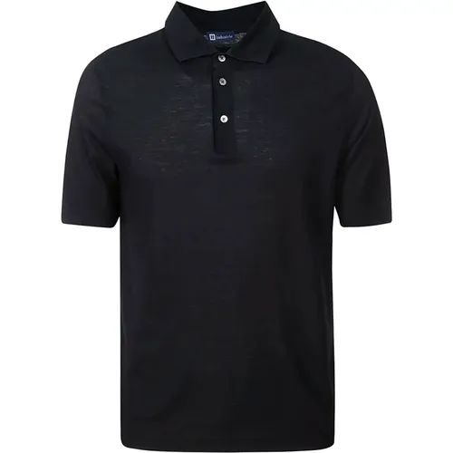 Cotton Polo Shirt Button Closure , male, Sizes: 2XL, XL, 4XL, 5XL, S - Hindustrie - Modalova