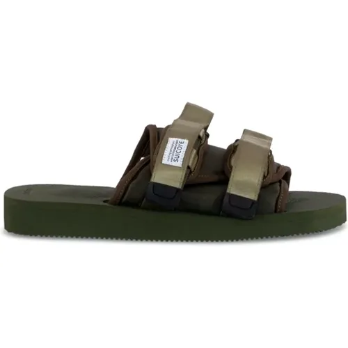 Sandals Moto Cab White Straps , male, Sizes: 10 UK - Suicoke - Modalova