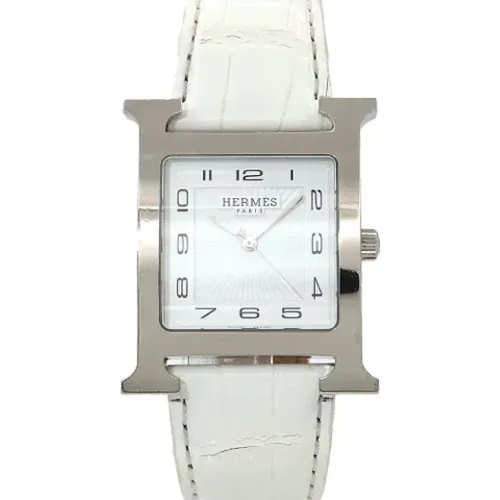 Pre-owned Stainless Steel watches , male, Sizes: ONE SIZE - Hermès Vintage - Modalova