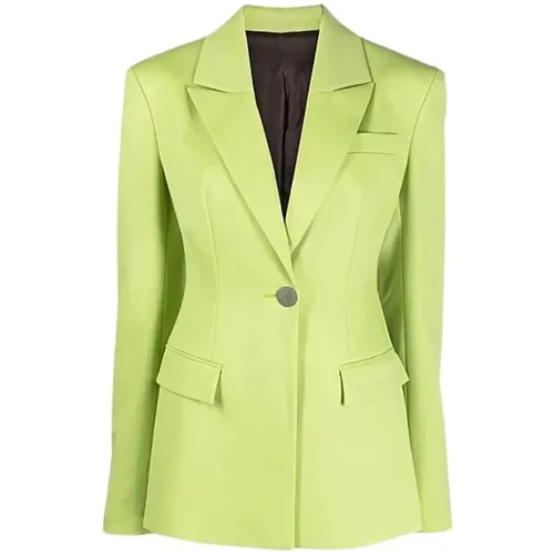 Vibrant Blazer with Notched Lapels , female, Sizes: XS, S, 2XS - The Attico - Modalova