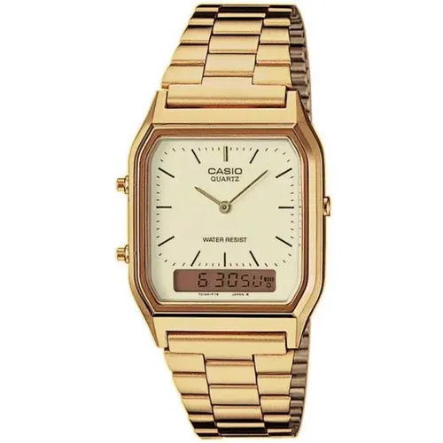 Mens Watch Aq-230Ga-9Dmqyes, Quartz, 30mm, 3Atm , male, Sizes: ONE SIZE - Casio - Modalova