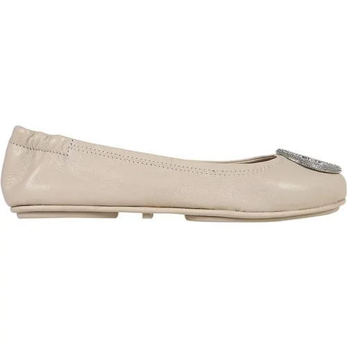 Womens Ballerinas Grey Ss24 , female, Sizes: 3 UK, 4 UK, 2 UK, 6 1/2 UK, 3 1/2 UK, 5 UK, 4 1/2 UK - TORY BURCH - Modalova