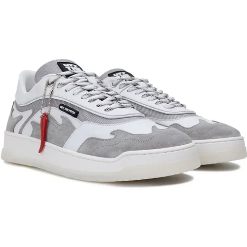 Peperoncino Men's Silver/Grey Sneakers , male, Sizes: 7 UK, 8 UK - Off The Pitch - Modalova