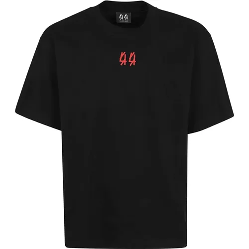 Schwarz Kontinuum Rot Tee New Bobai , Herren, Größe: M - 44 Label Group - Modalova