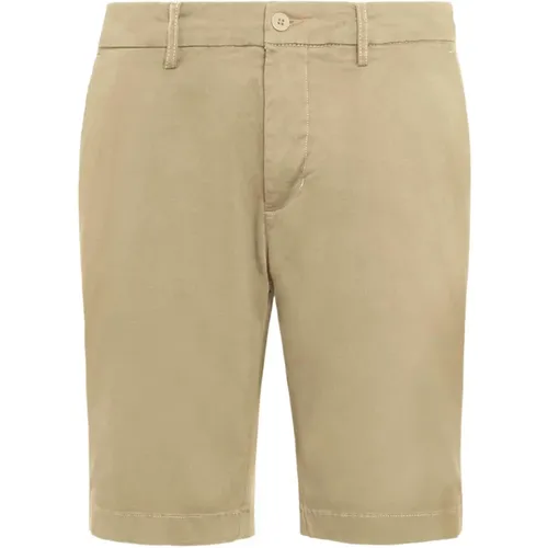 Stretch-Gabardine-Shorts , Herren, Größe: XL - Boggi Milano - Modalova