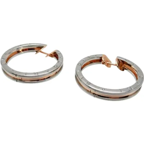 Pre-owned Rose Gold earrings , female, Sizes: ONE SIZE - Bvlgari Vintage - Modalova