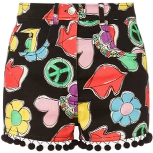 Shorts , Damen, Größe: S - Moschino - Modalova