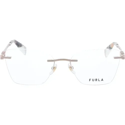 Stilvolle Sonnenbrille mit Einzigartigem Design , Damen, Größe: 54 MM - Furla - Modalova
