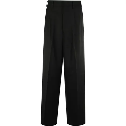 Wide Leg Pleated Trousers , female, Sizes: XS, M, S - Junya Watanabe - Modalova