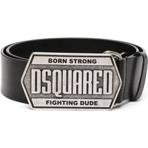 Belt , male, Sizes: 85 CM, 95 CM, 90 CM - Dsquared2 - Modalova