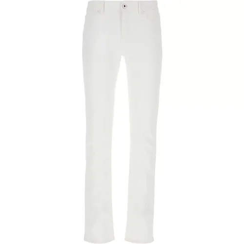Weiße Dehnungs -Jeans , Herren, Größe: W33 - Brioni - Modalova
