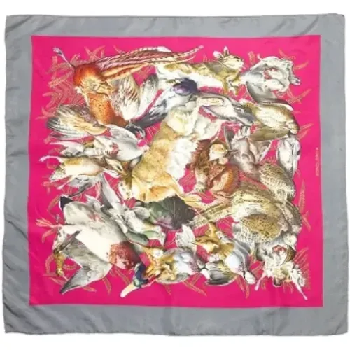 Pre-owned Silk scarves , female, Sizes: ONE SIZE - Hermès Vintage - Modalova