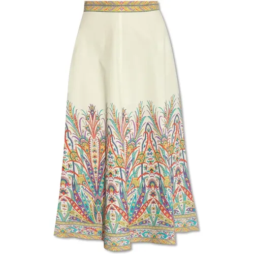 Cotton skirt , female, Sizes: 2XS, XS, 4XS, 3XS, S - ETRO - Modalova